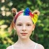 6 Stücke Regenbogen Haarzubehör, Einfaches Stirnband, Streamer -Haarring, Bogenkantenclip, Party