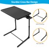 LORYERGO Multifunctional TV Tray Table - [2 Packs] Adjustable TV