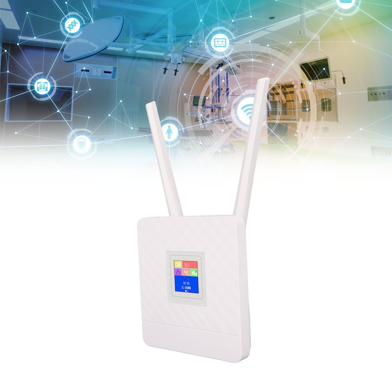 4G LTE CPE WiFi Router 3 Network Interfaces Improved Signal