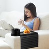 GHKINMAL Couch Cup Holder Tray, 3 in 1 Large Couch