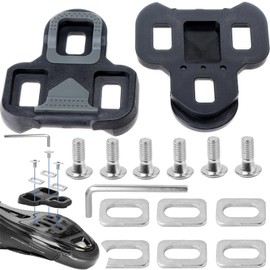 Premium Look Keo Cleats for Cycling Shoes, Non-Slip High Performance Pedal Cleats, Compatible with Look Keo Blade 2 Max Carbon Classic Pedals for MTB Pedal Plates, Road Bike Bicycle Accessories, Black