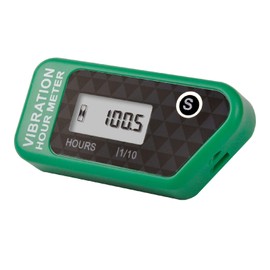 Runleader Digital Wireless Hour Meter Vibrating Operation for Golf Carts, Tractor Generator Pressure Washer and Petrol/Diesel Powered Machine.(016B-B1-GR) Brand: Runleader