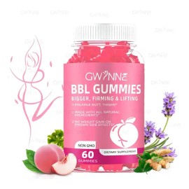 Gwynne Bbl Gummies Fenogreco Mejora Tu Busto Y Glúteos 60 Caramelos Blandos Sabor Natural                                                             