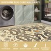 Snake 9 X 12 Rug for Living Room Washable Non