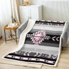 Southwest Native American Design Sherpa Blanket 40"x50" Southwestern Geometric Fleece
