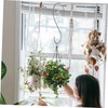 Sosoport 6pcs Flower Pots Hanging Hooks Bird Feeder Hanging Hooks