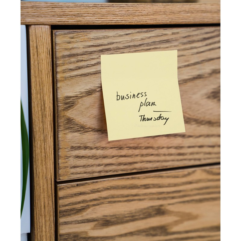 Desk Tech Sticky Notes, 3" x 3", 3 Pads, 50