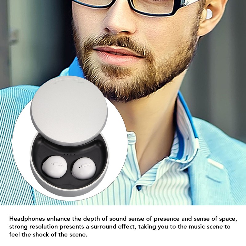 Mini Wireless Earbuds Super Long Endurance Noise Cancelling Bluetooth Headset