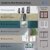 XFORT Viper Key Locking Cable Window Restrictor in Brown, Durable