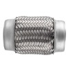 Auto Stainless Steel Exhaust Flexible Pipe Repairing Replacement Tube 150x76mm/6x3in