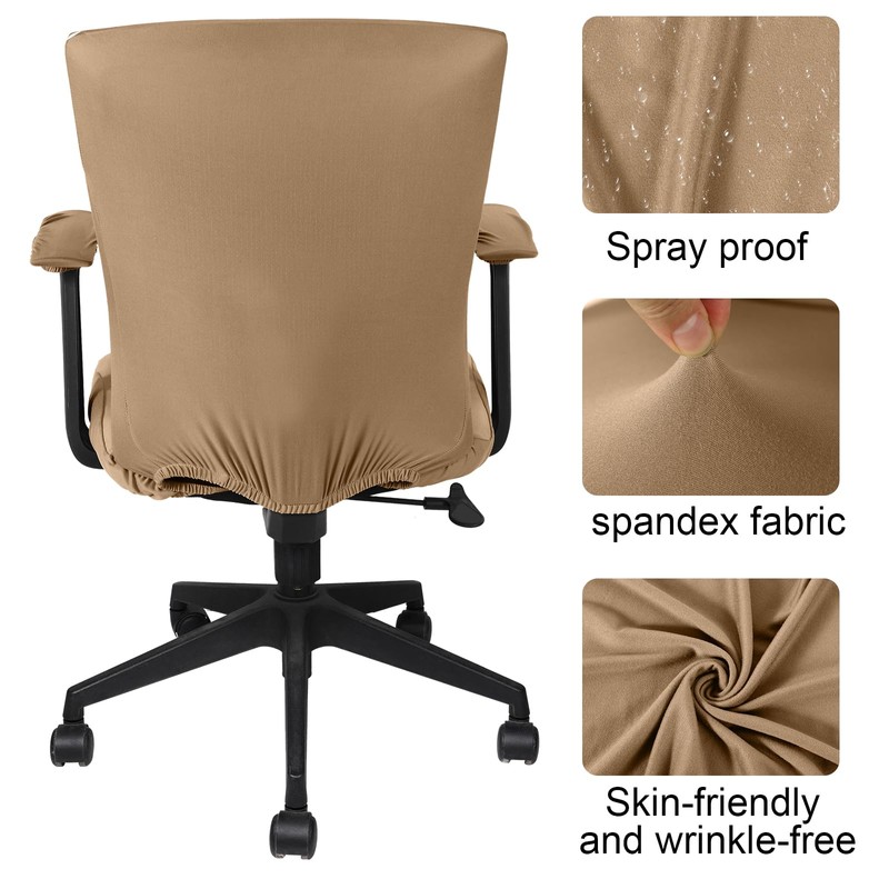 Tallew 4 Pcs Office Chair Covers Set Computer Universal Protective