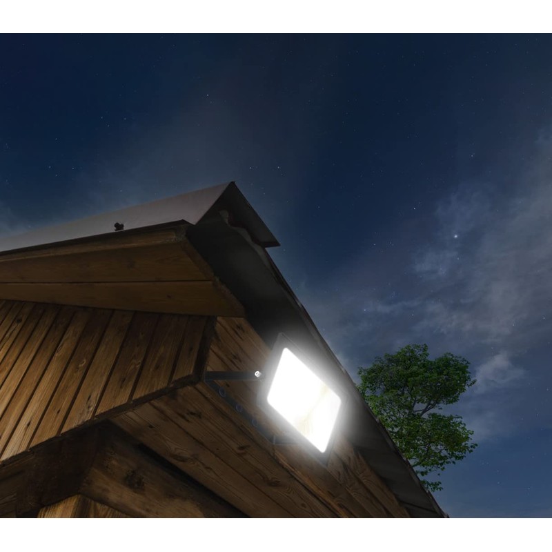 4lite Motion Sensor Floodlight (Black) 850lm IP65 Rated Compact LED