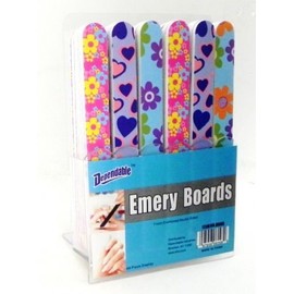 Lot of 48-7" Emery Boards Nail Files on Counter Display Retail Ready