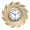SENYURI 10 Inch Small Boho Wall Clocks Battery Operated, Gold