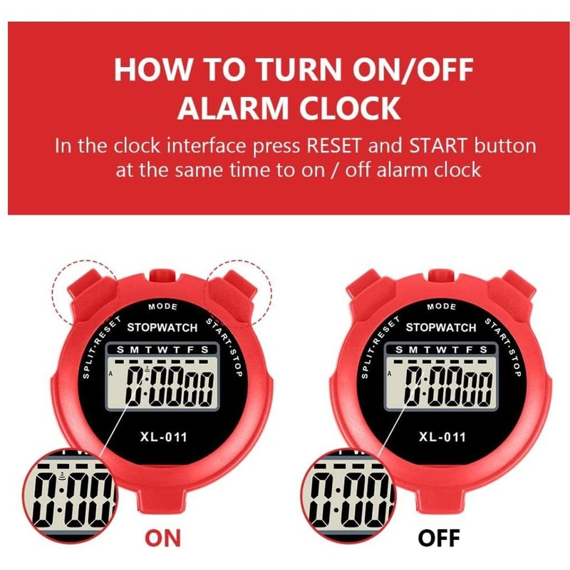 Stopwatches, Digital Sports Stop watch, referee kit, Handheld stopwatch Split