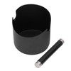 Coffee Grounds Bucket Stainless Steel Rubber Coffee Dump Bin for