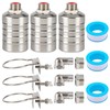 3 Pack Water Float Valve For Water Tank,1/2" to 3/4''
