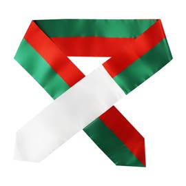 SNUWITH Bulgaria Flag Graduation Sash/Stole/Scarf 180X13CM Double Sided for Study Aboard International Students Graduation Decoration Item Gift
