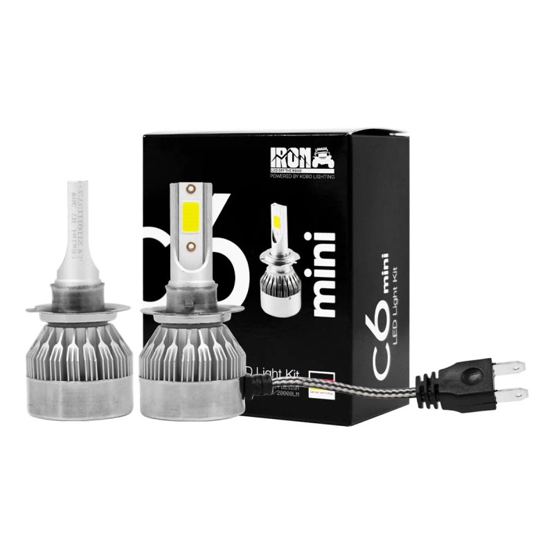 Kit Luces Led C6 Mini Iron Led H1 H3 H7