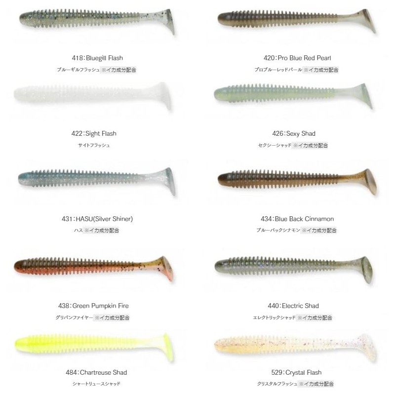 Keitech Swing Impact 2" #529 Crystal Flash