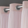 TOWN & COUNTRY LUXE Talia Double Layer Indoor Curtains, Sheer