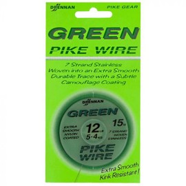 Drennan Green Pike Wire 12,7Kg Stahlvorfach