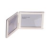 5 X 3.5-inch Silver Flat Edge DOUBLE LANDSCAPE Photo Frames