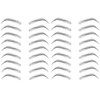 Yesallwas 2 Sheets Eyebrow Tattoo Black tattoo brow Stick on