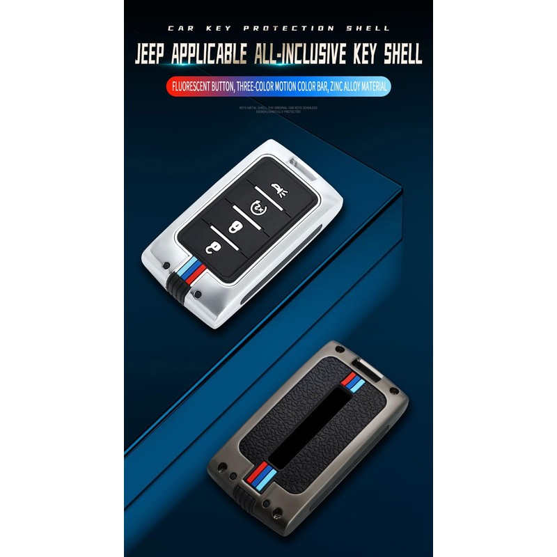 TECART Key Fob holder Fit For Jeep Grand Wagoneer Grand