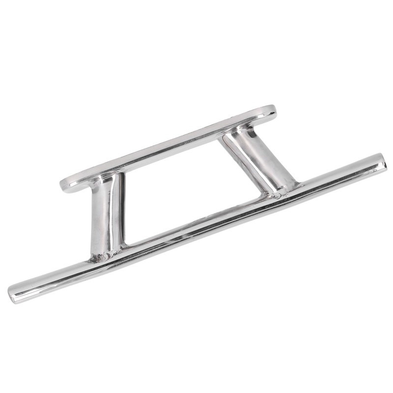 200mm/8in Stainless Steel Mooring Cleat Elliptical Tube Type Dock Deck