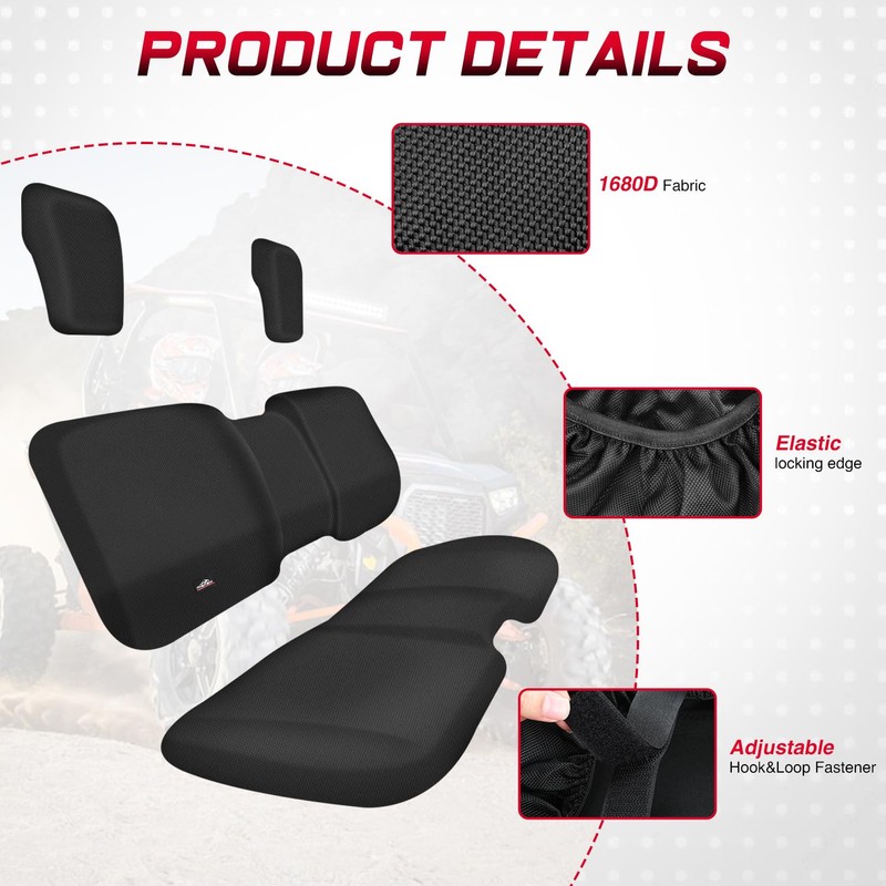 Frokom UTV Seat Covers Fit for Pioneer 700/700-4 2014 2015