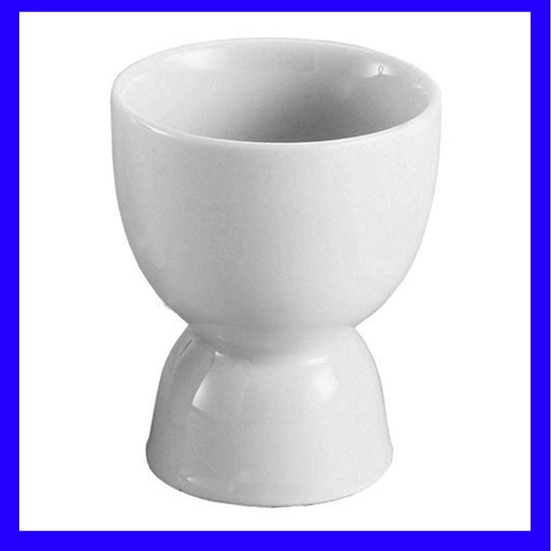 HIC Porcelain FBA Hic 400220 Double Egg Cup Porcelain, 3-1/4"