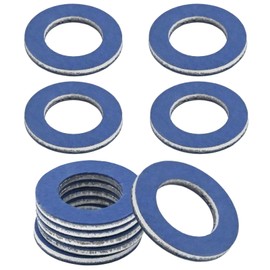 UOIENRT 10Pcs 90430-12031 Oil Drain Plug Gasket Replacement for Toyota Lexus Scion00 (Blue)