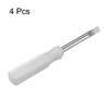 sourcing map 4Pcs SL2.5 Mini Slotted Screwdriver 2.5mm Magnetic Flat