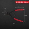 LEONTOOL Long Snap Ring Pliers for Holes, 90° Bent, Curved
