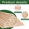 75 Pcs Balsa Wood Sticks 1/4 x 1/4 x 12
