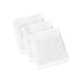De Witte Lietaer 199515 Wellness Pack of 3 Cotton Towels, white, 30 x 50 cm