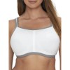 Natori L93911 Womens White Yogi Contour Convertible Sports Bra Size