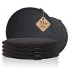 Ampara - Set of 4 Chair Cushions Round 33 cm