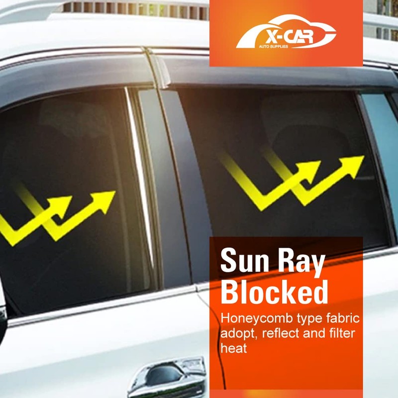 X-CAR Window Sun Shade Compatible with Honda CRV CR-V 5