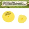 100pcs Livestock Ear Tag Anti Dropping Pig Round Ear Tag