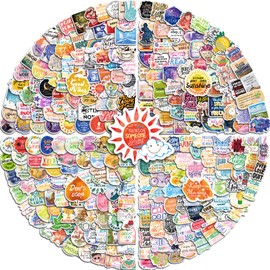 zheyistep 400Pcs Inspirational Words Stickers, Motivational Waterproof Vinyl Stickers for Kids Teens Adults Teachers, Positive Quote Stickers for Water Bottles Laptops Phone Journaling Scrapbooking