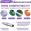Josaton 6Pcs Barb Hose Fitting 6mm 2 Way Hose Barb
