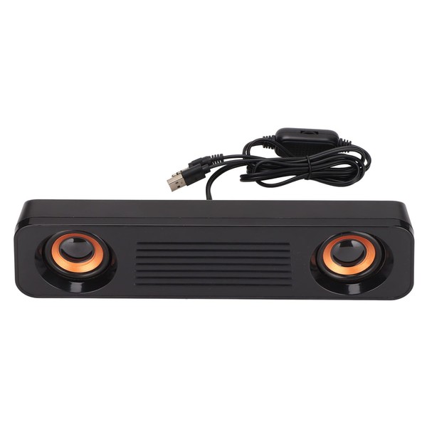 Computer Speakers, 3.5mm Audio Jack Wired HiFi Sound Speakers for