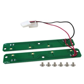 W11043011 W10866538 LED Light Assembly Boards with Cable Fits for Whirlpool Refrigerator WRX735SDHV00