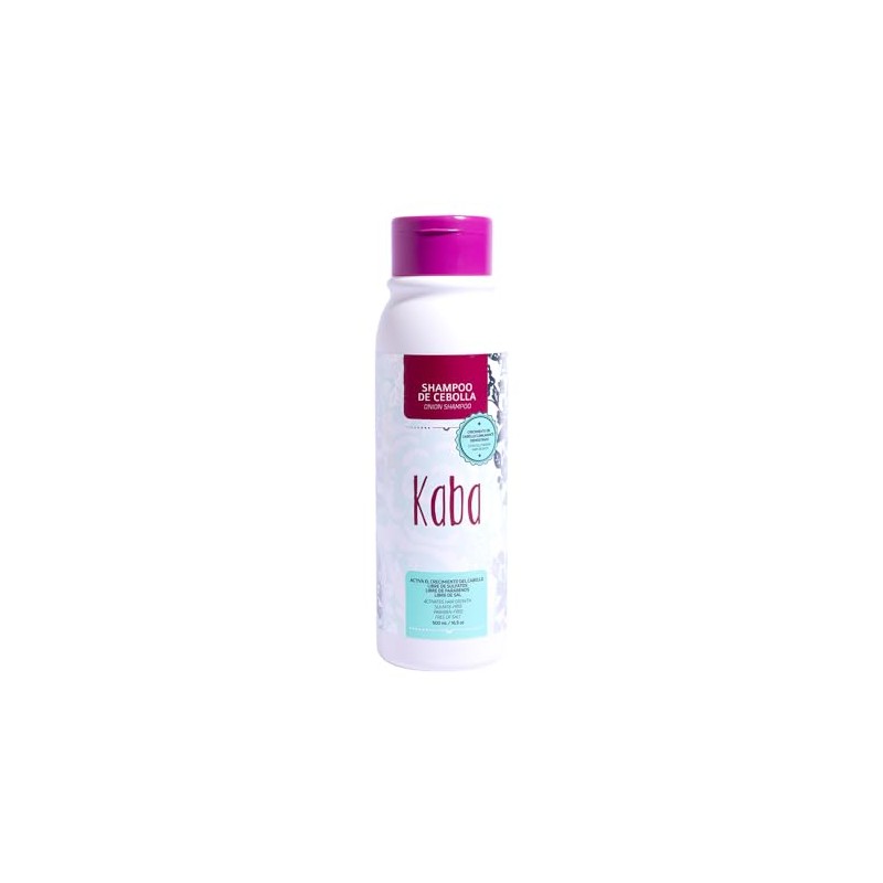 Kaba Shampoo Anti Caida de Cabello de Cebolla Roja, Estimula