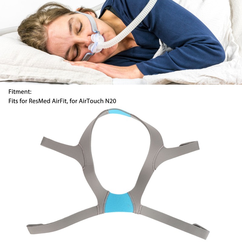 Replacement Headgear Straps Double Layers High Elasticity Breathable Breath Machine