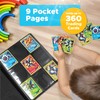 Vavasel 9 Pocket Trading Card Album Folder - 360 Side