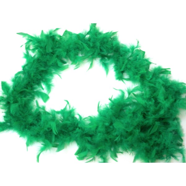 Green Feather boa 6 feet St. Patrick's Day