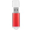 USB Flash Drive Transparent Cover Red Portable Storage Memory Stick
